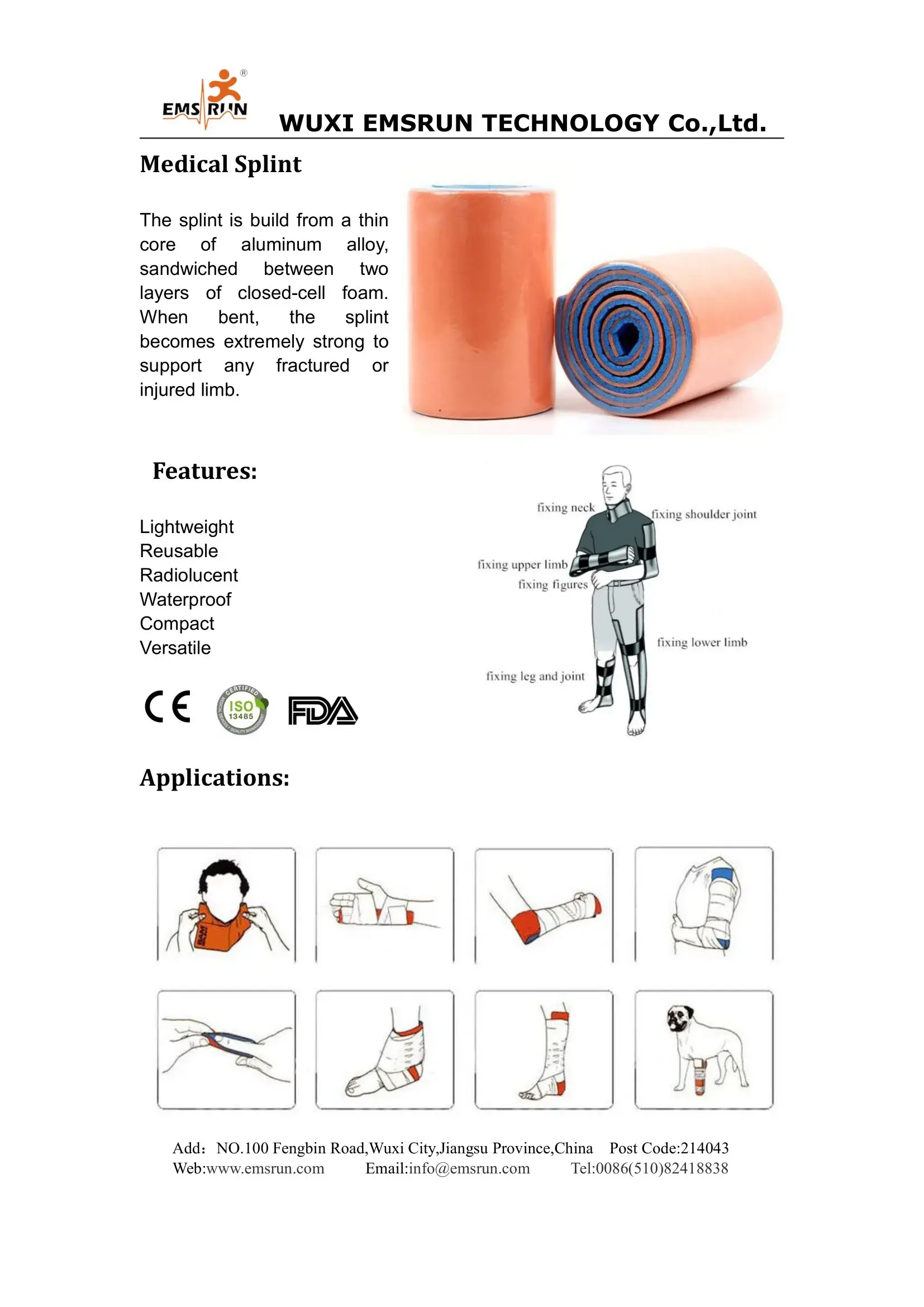 splint kit catalog